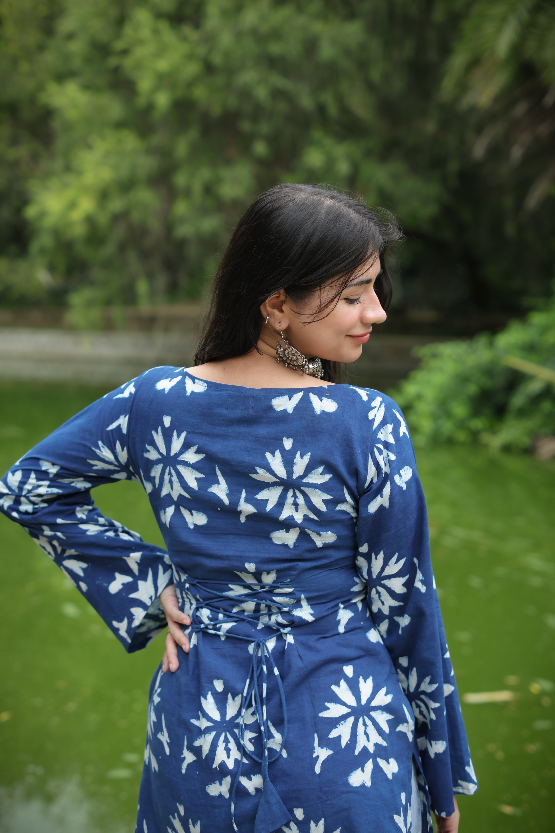 Indigo Trendy Short Kurti