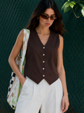 Chocolate Plain Waist Coat