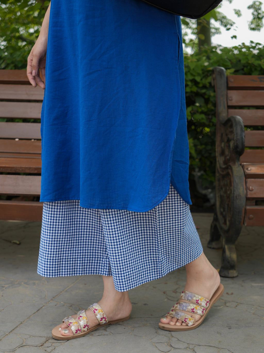 Soft Rain Blue Kurta Co-ord set