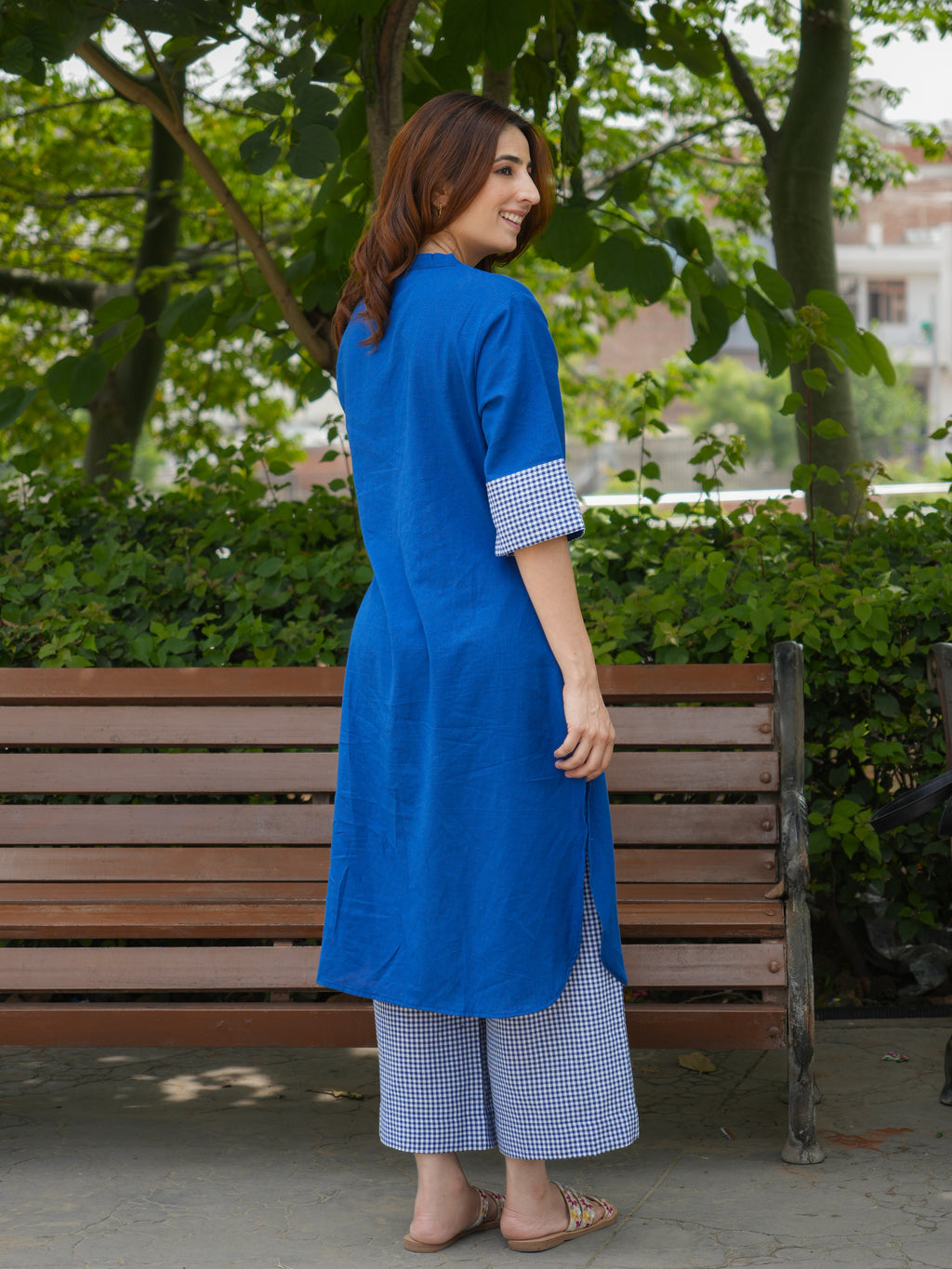 Soft Rain Blue Kurta Co-ord set