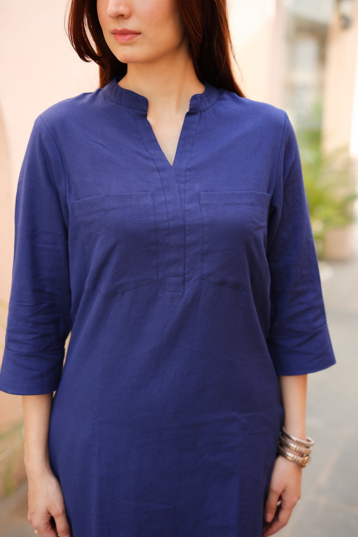 Blue Kurta Co-ord Set