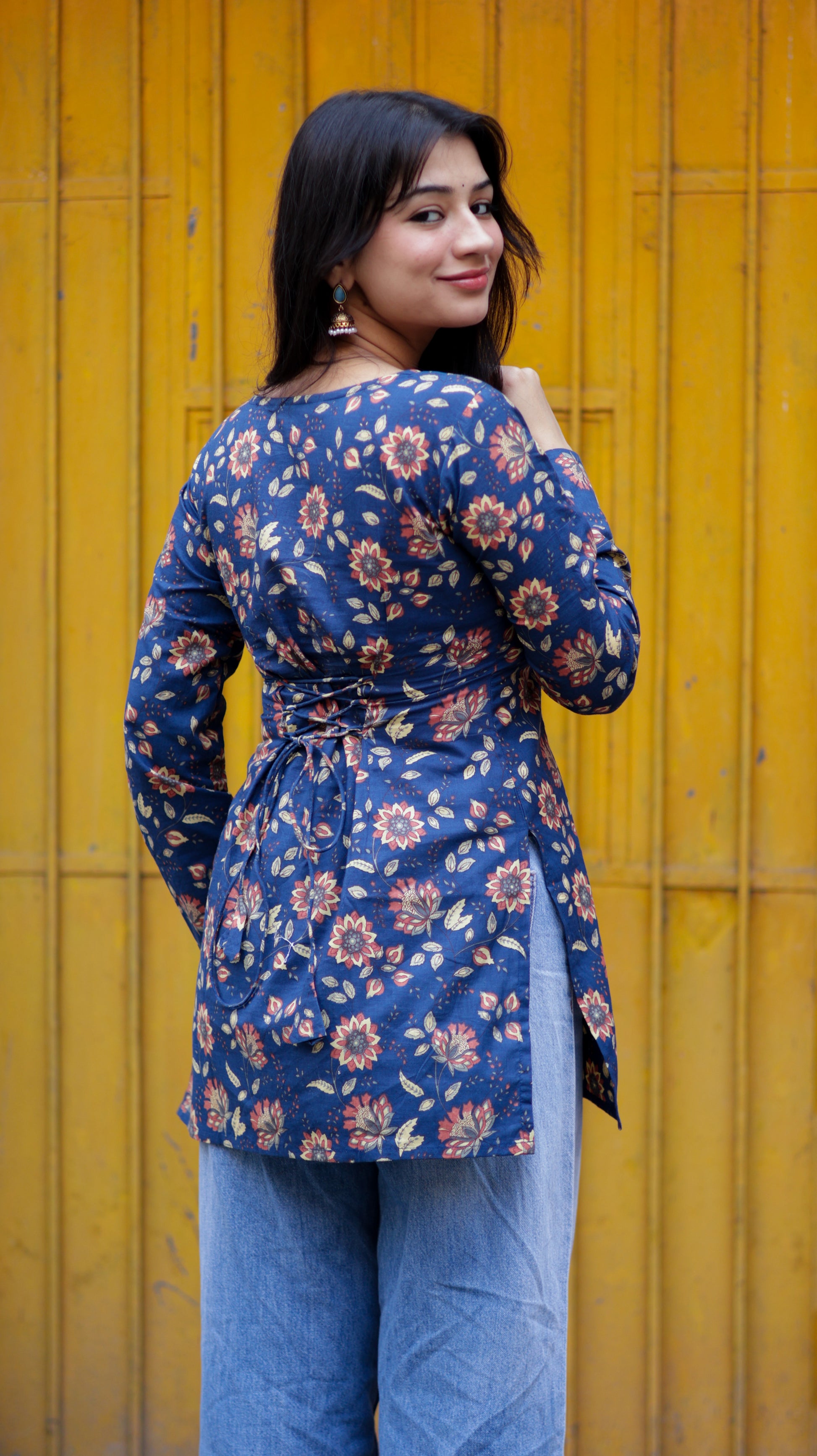 Layla Blue Short Kurti