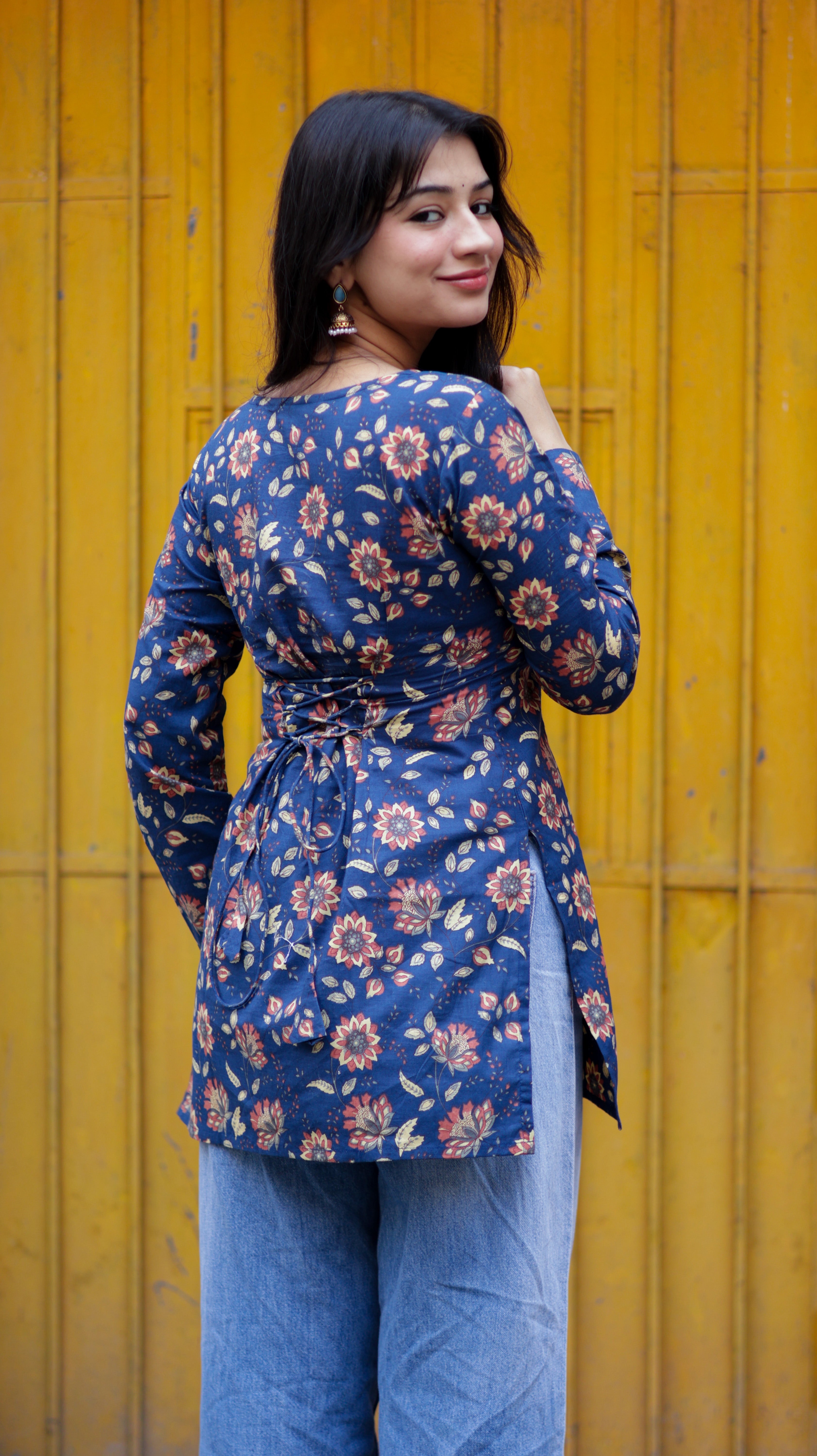 Layla Blue Short Kurti