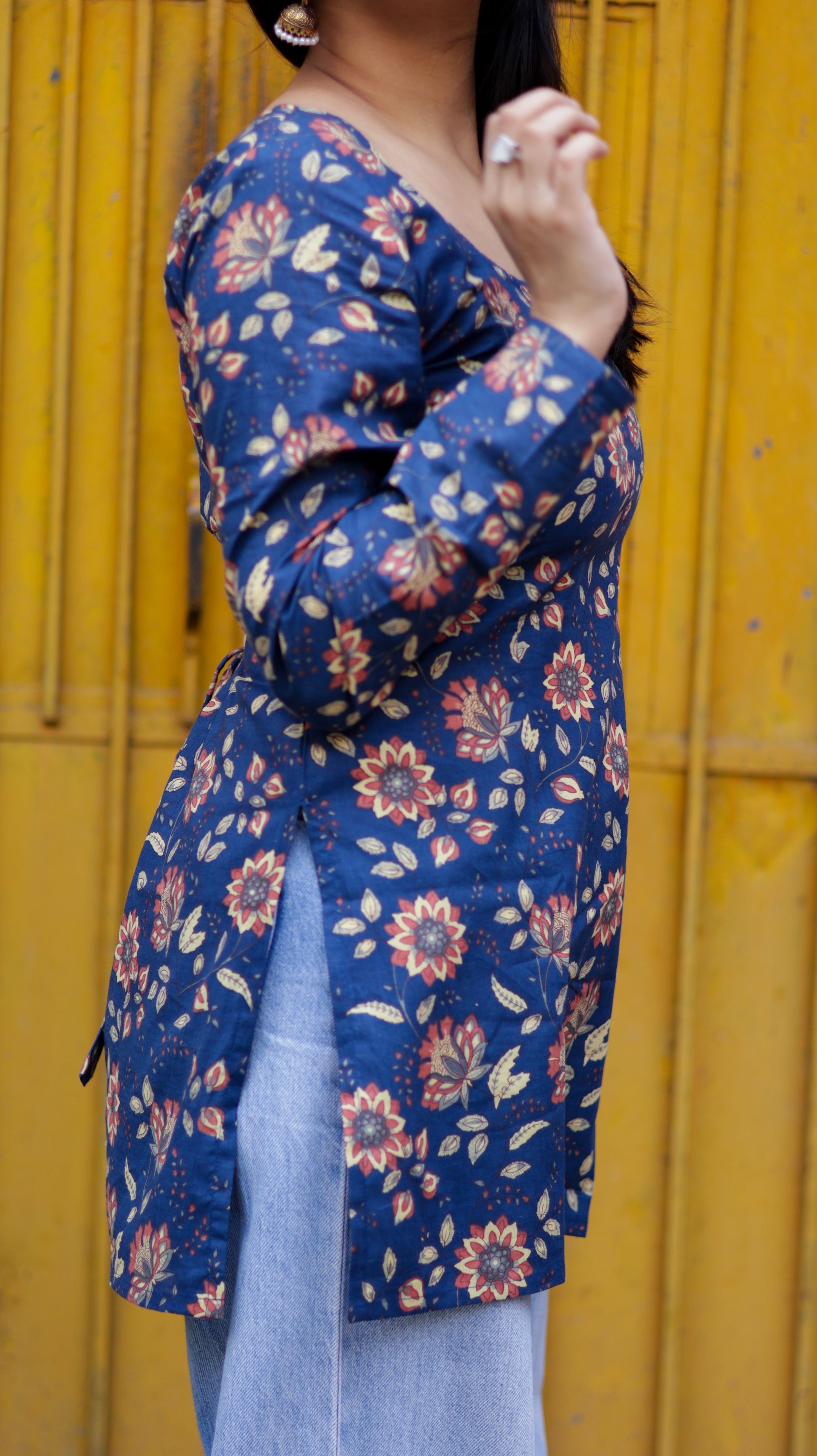 Layla Blue Short Kurti