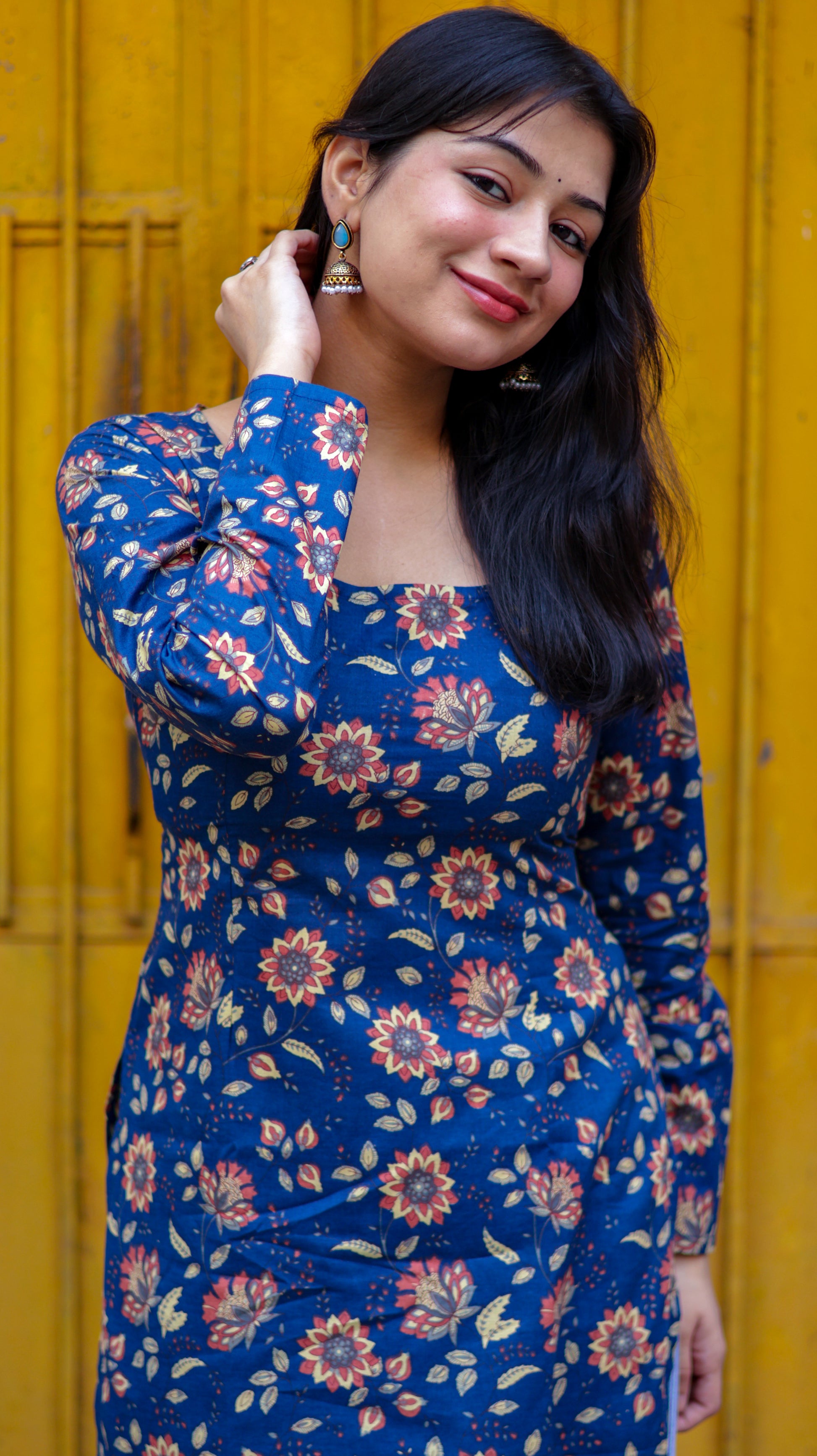 Layla Blue Short Kurti