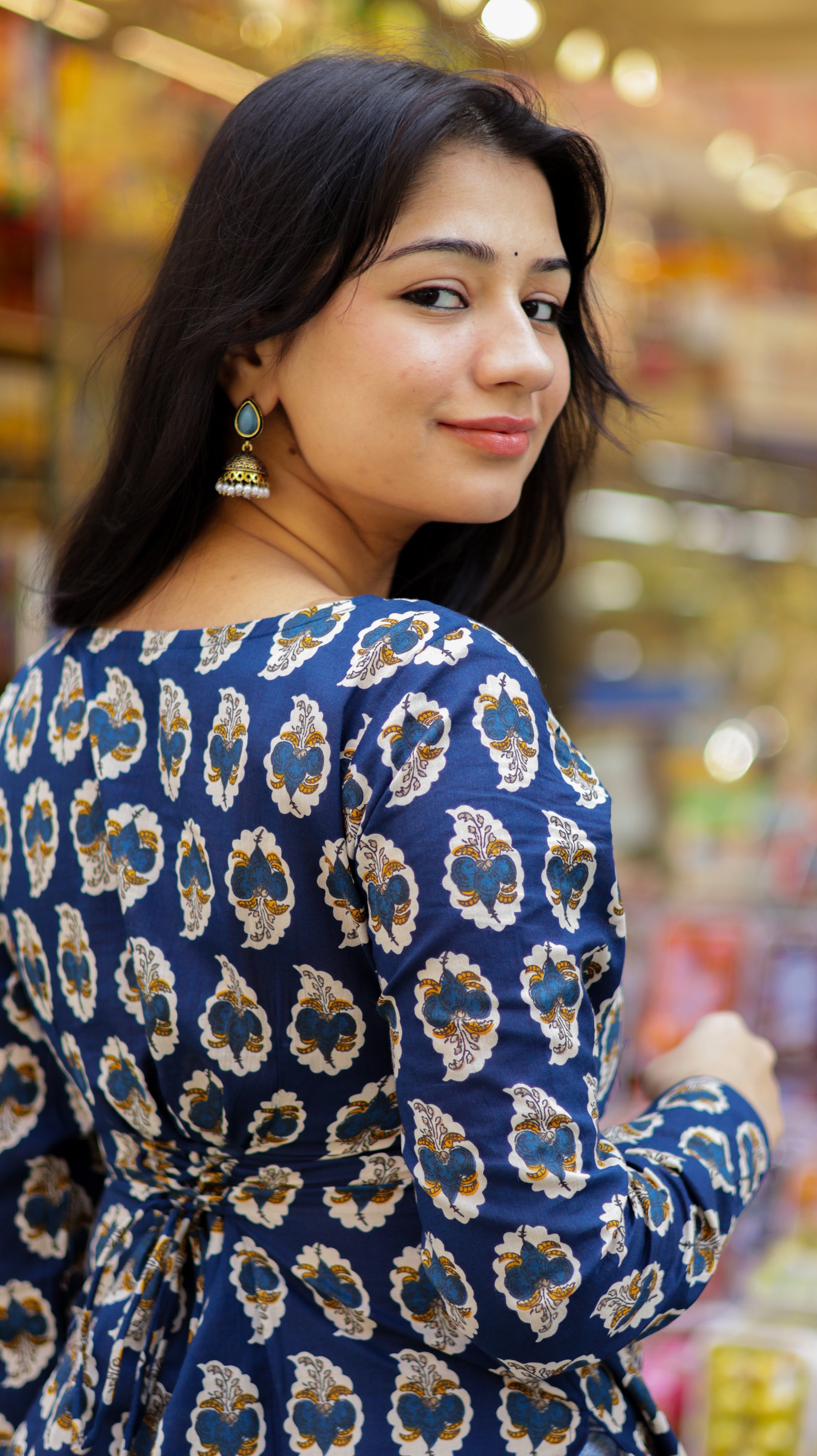 Bela Blue Short Kurti