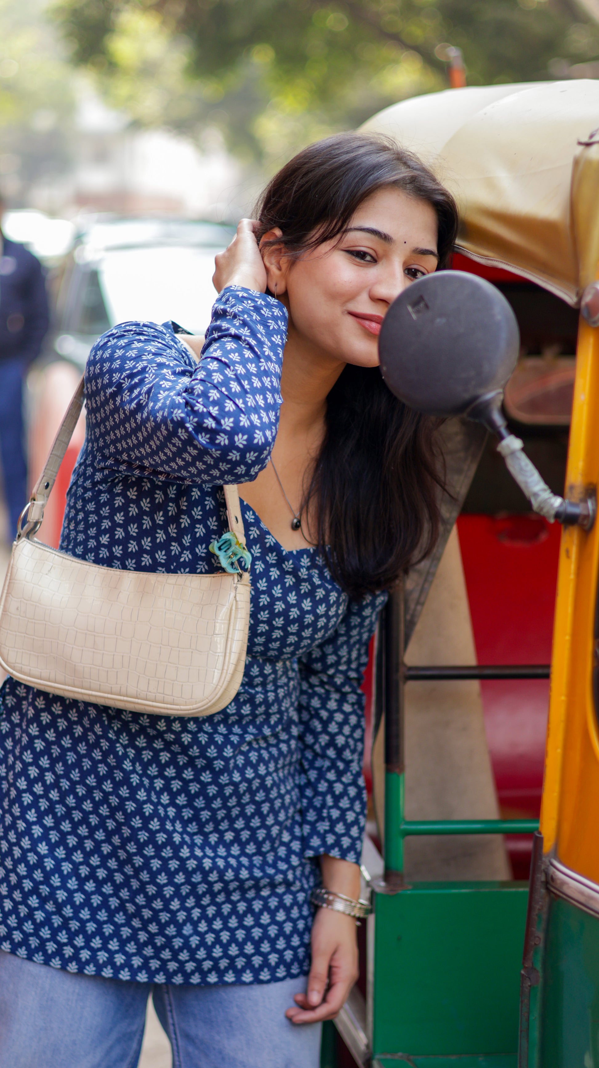 Rimjim Indigo Short Kurti