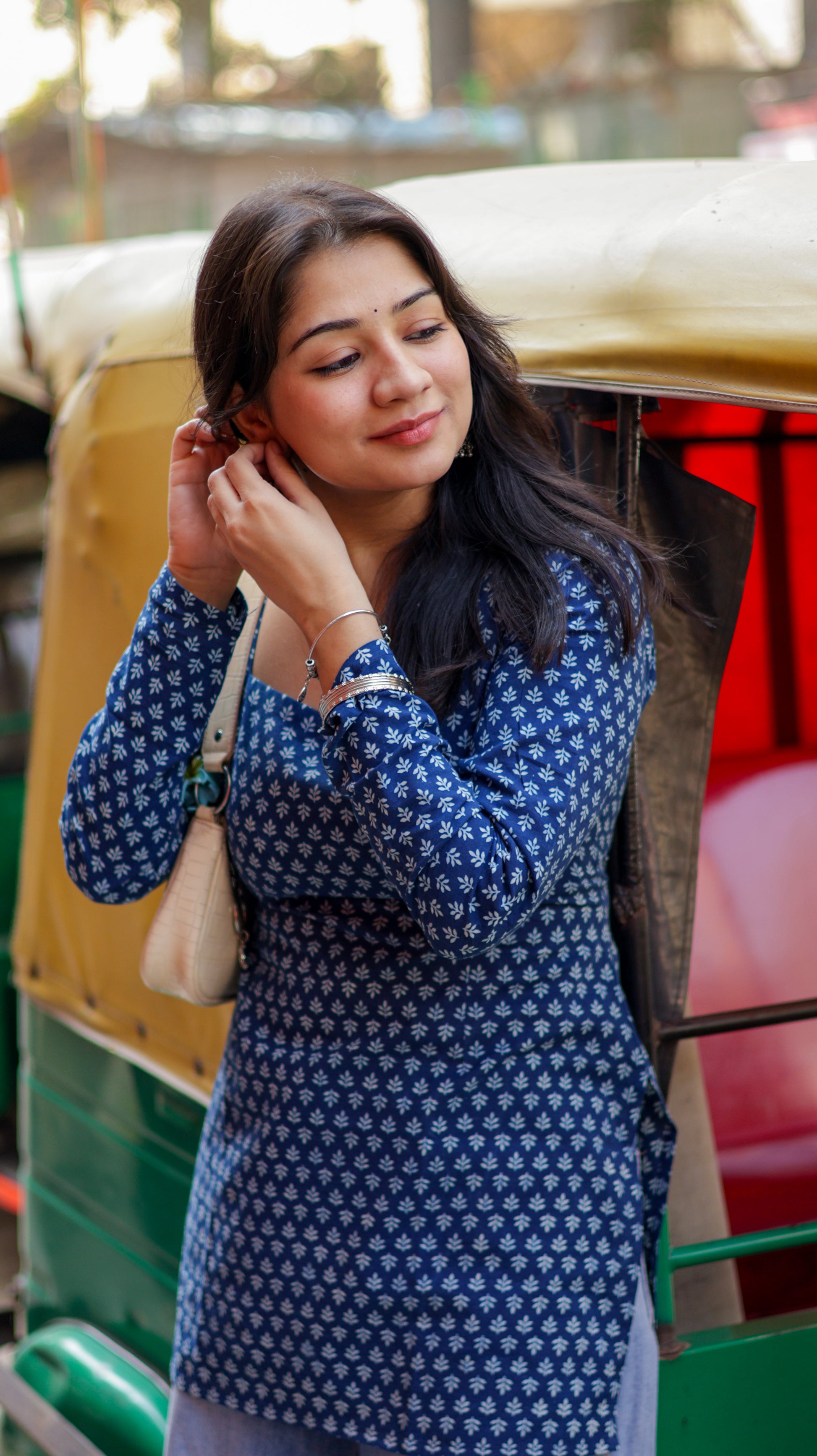 Rimjim Indigo Short Kurti