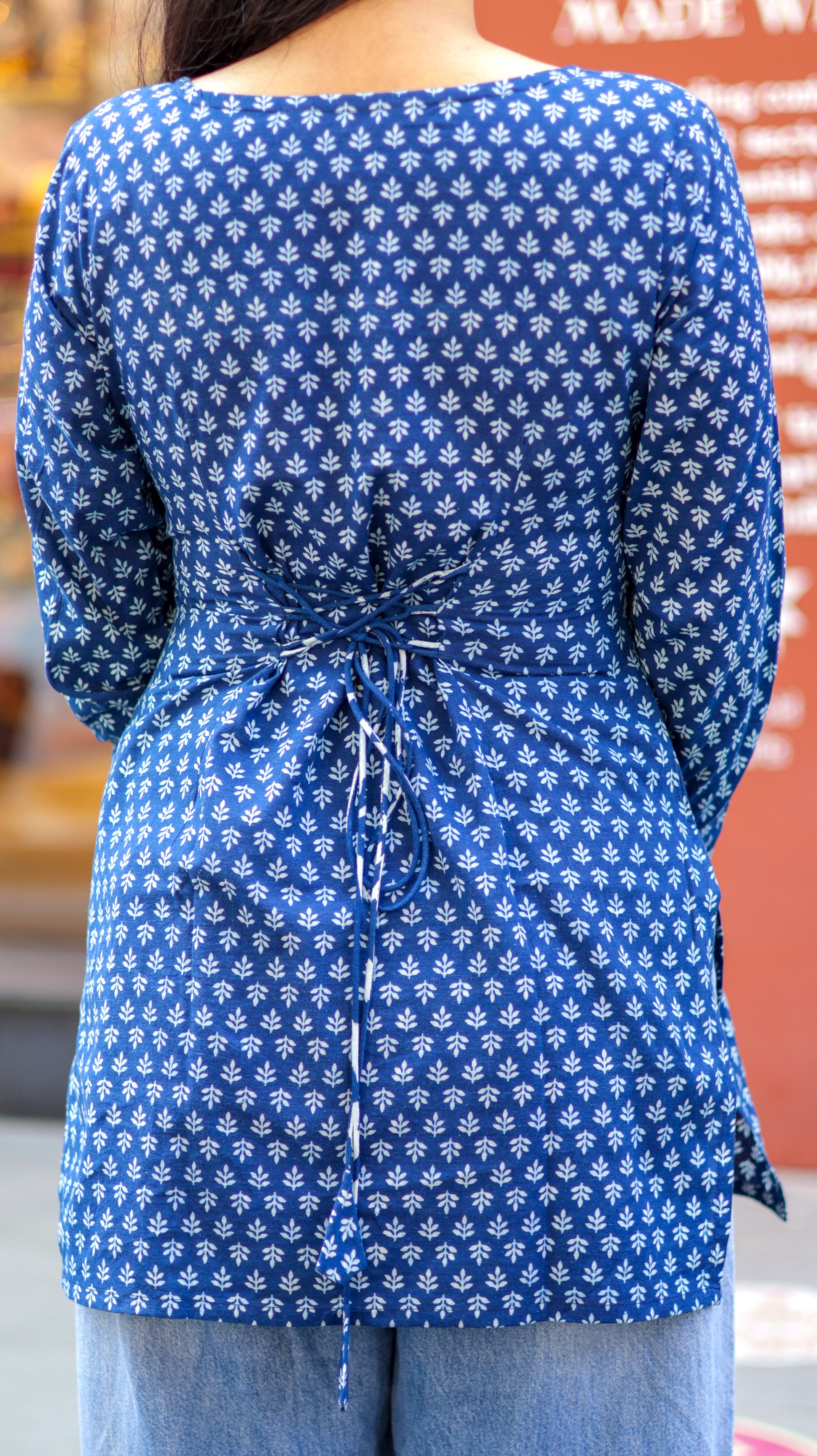 Rimjim Indigo Short Kurti