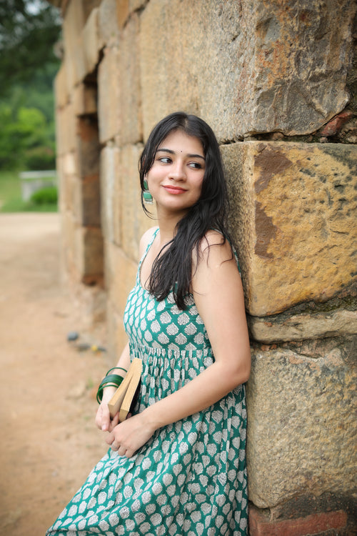 Emerald Green Two Piece Set