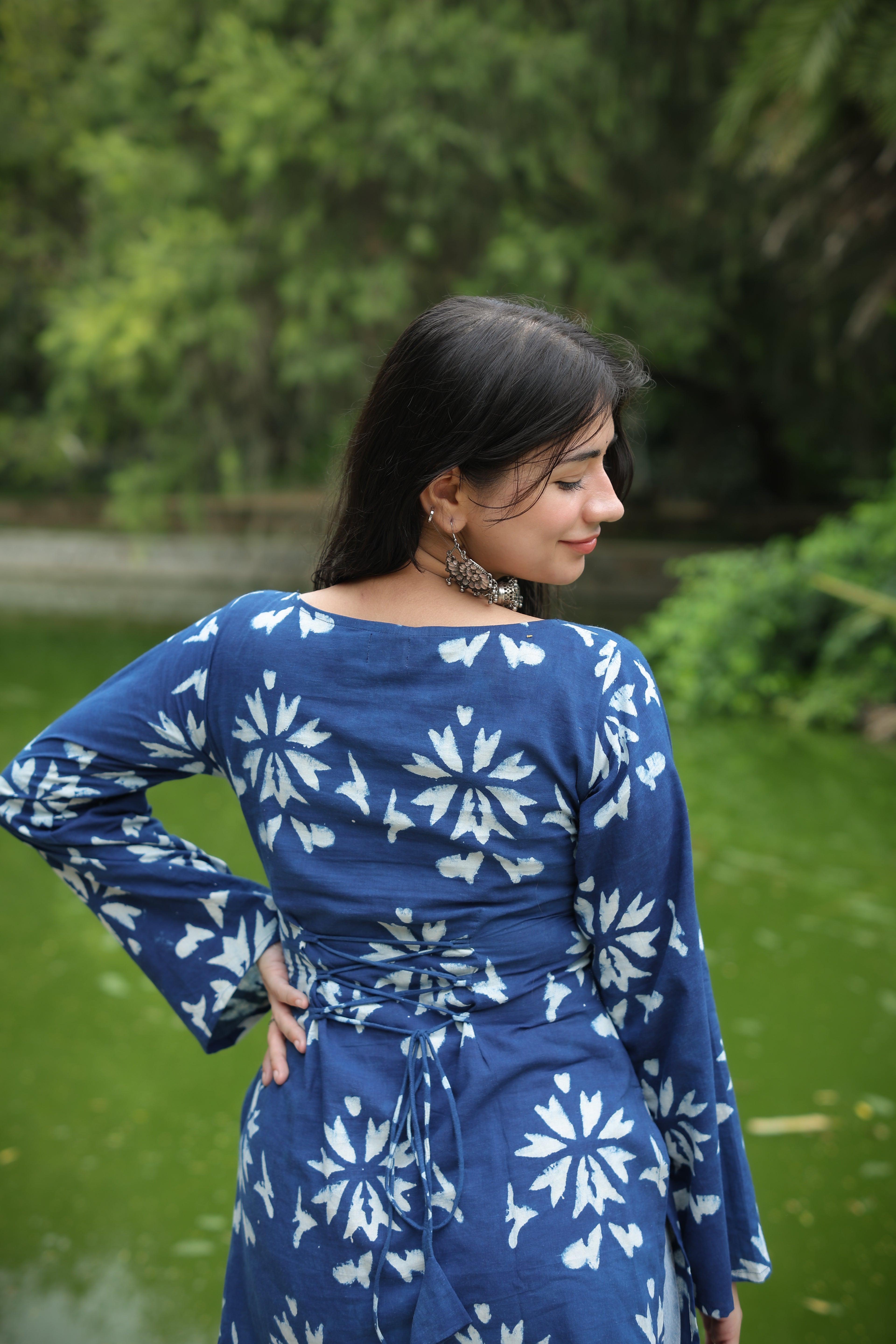Indigo Trendy Short Kurti