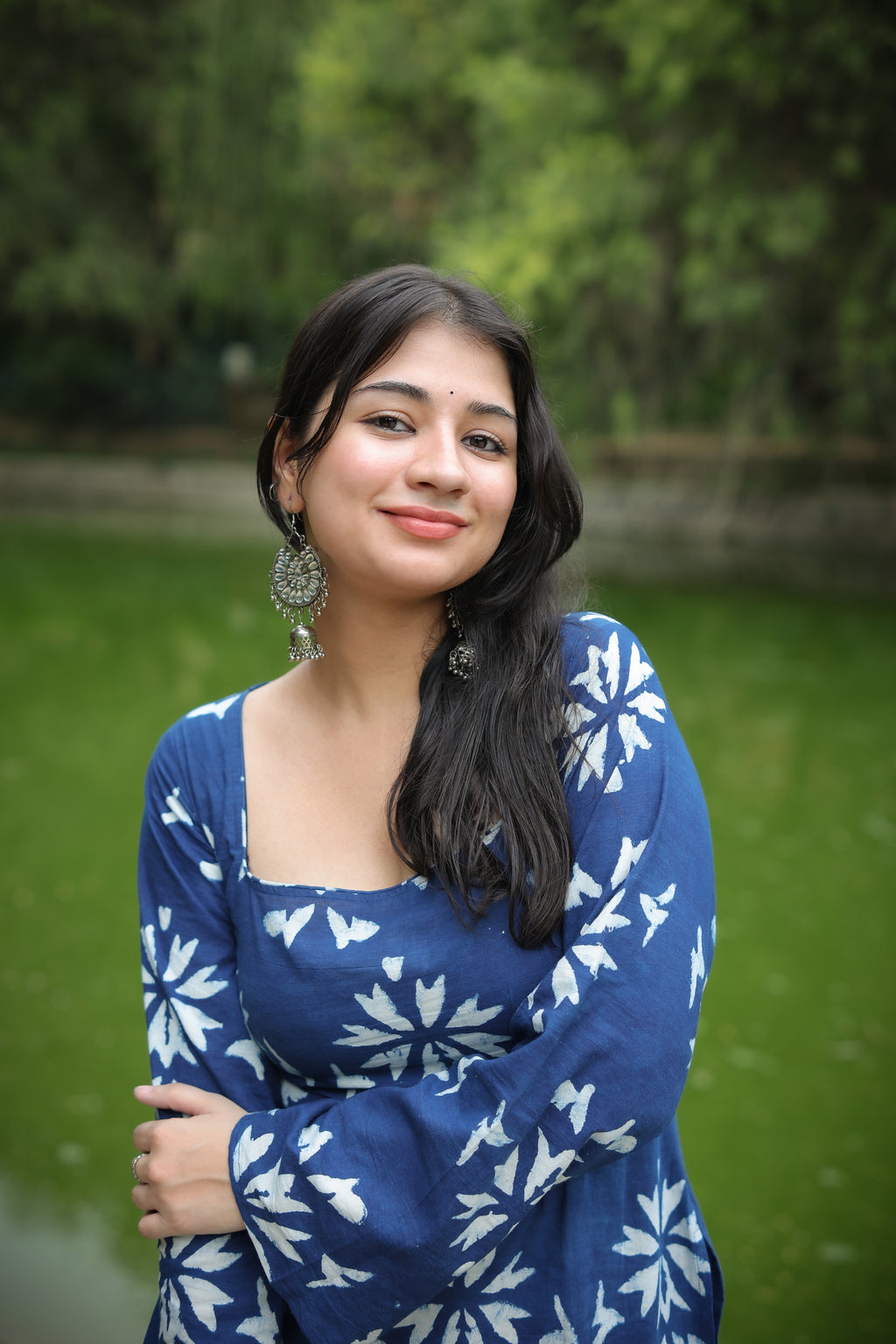 Indigo Trendy Short Kurti