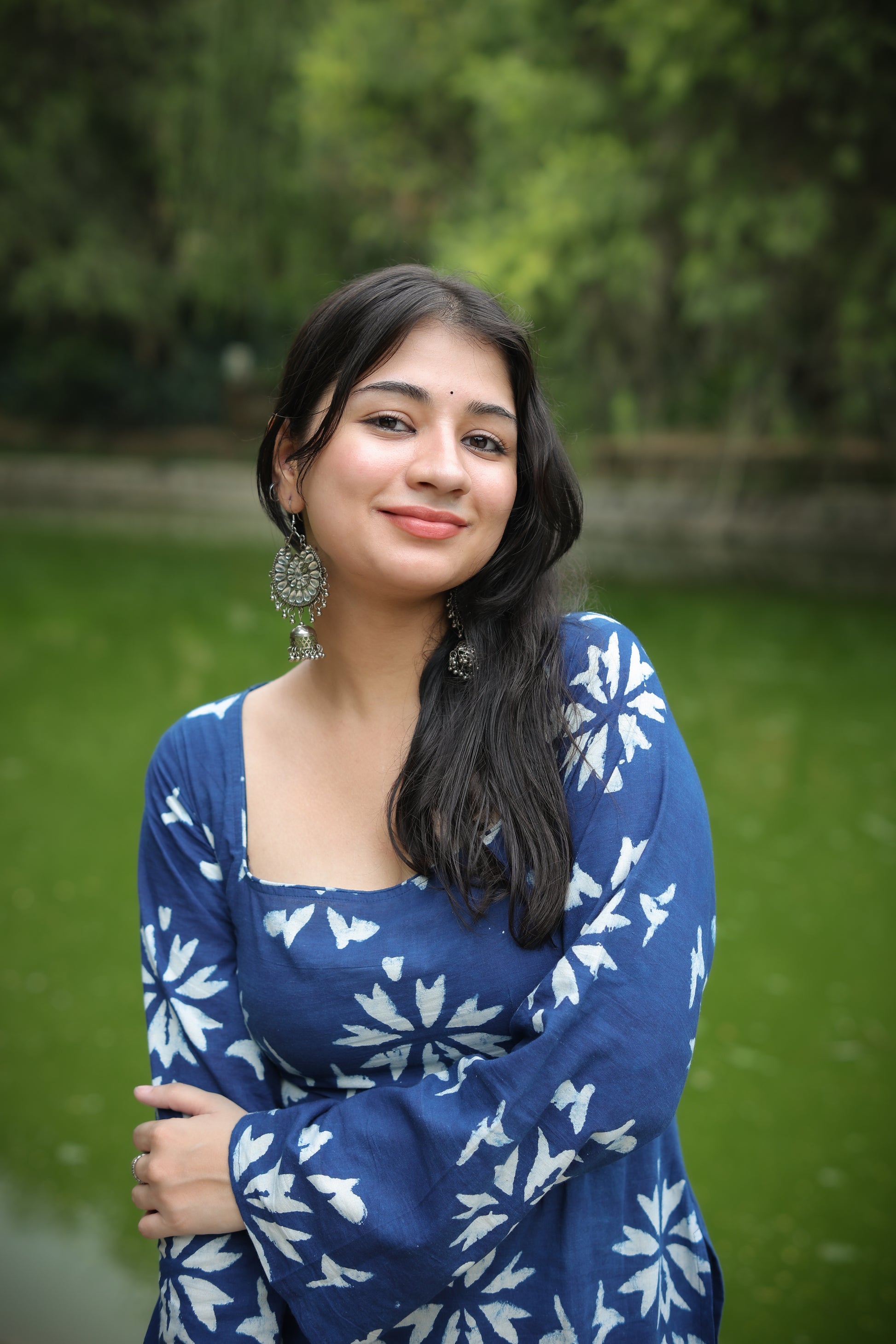 Indigo Trendy Short Kurti