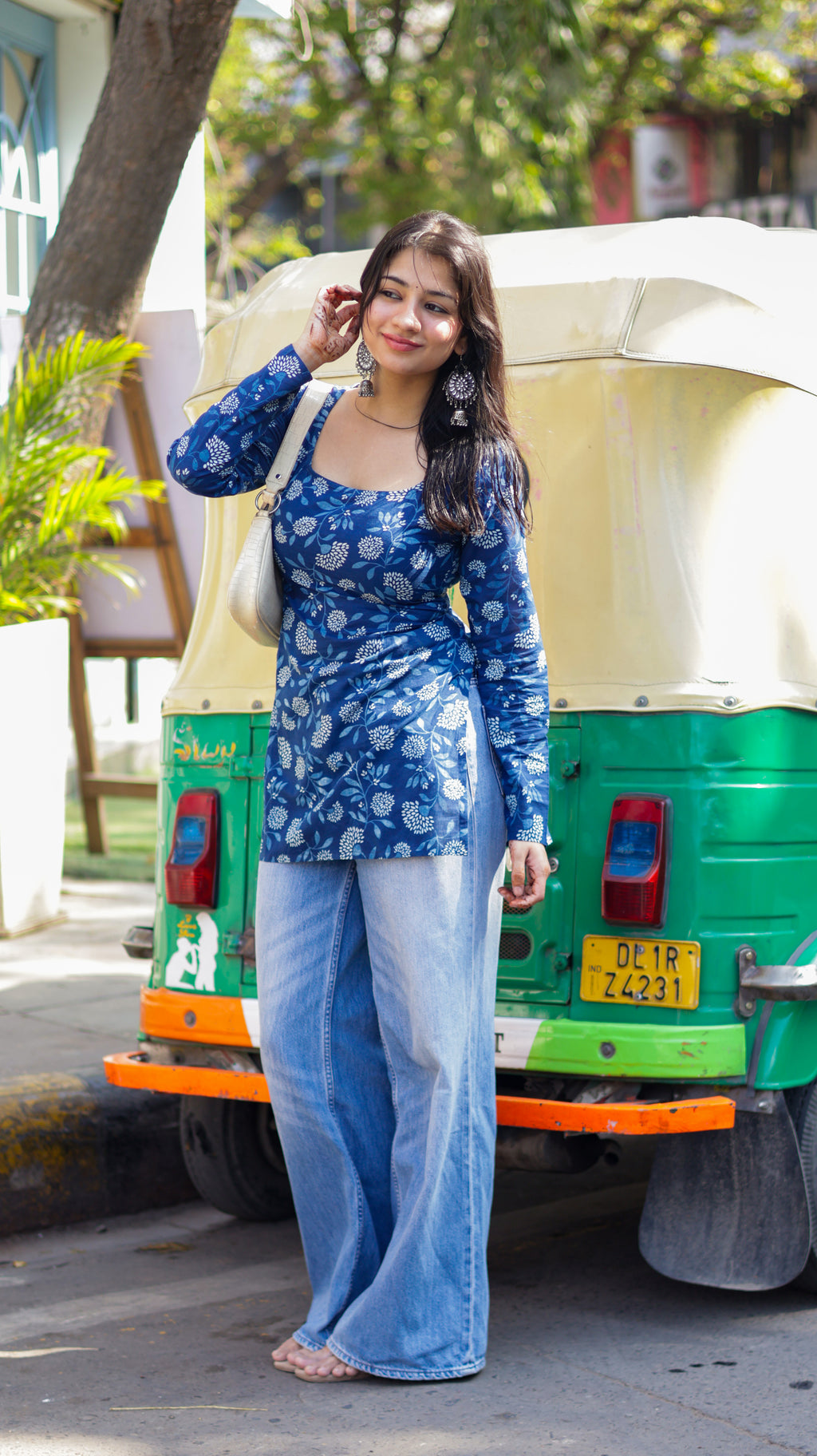 Falak Indigo Short Kurti