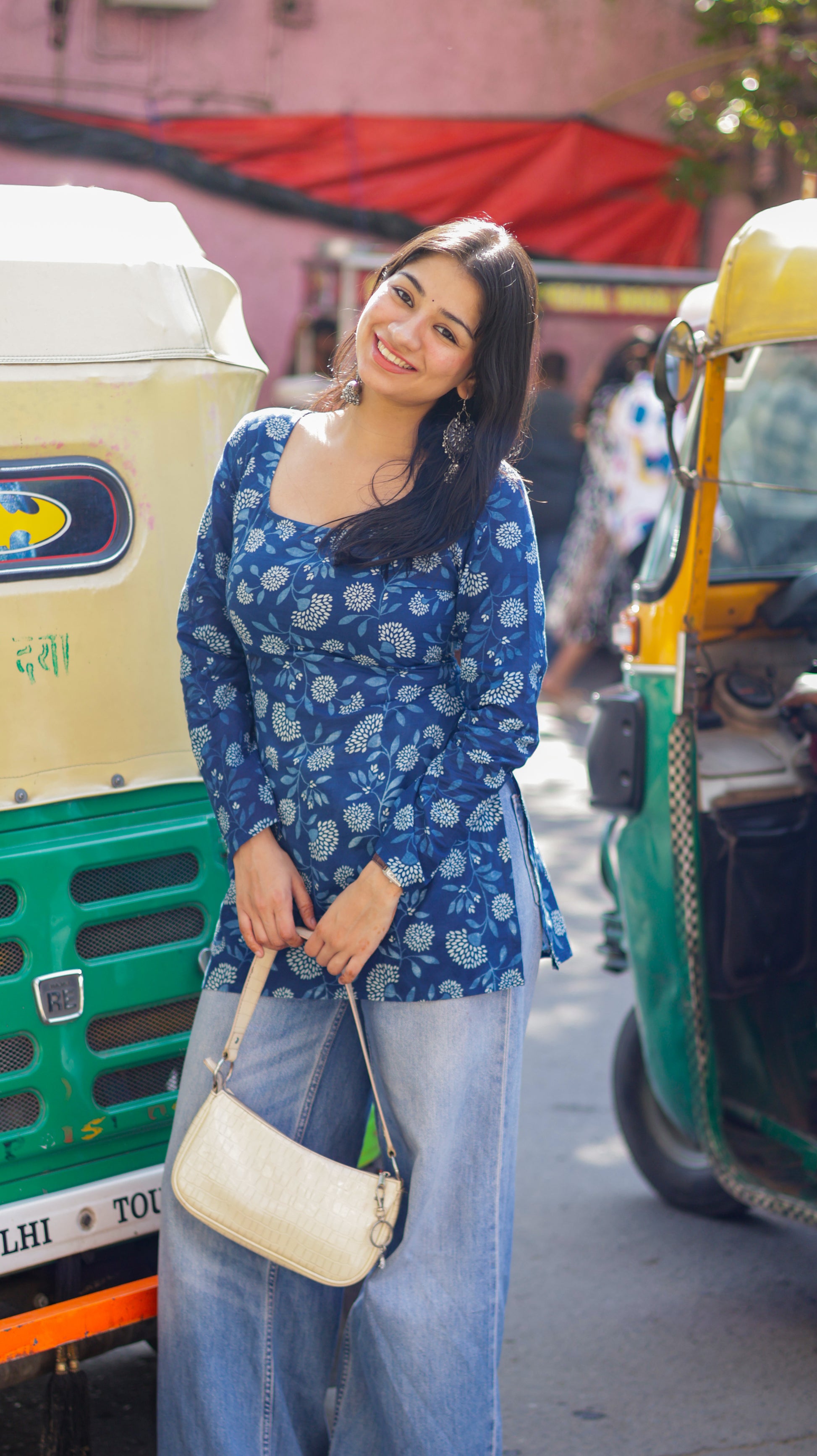 Falak Indigo Short Kurti