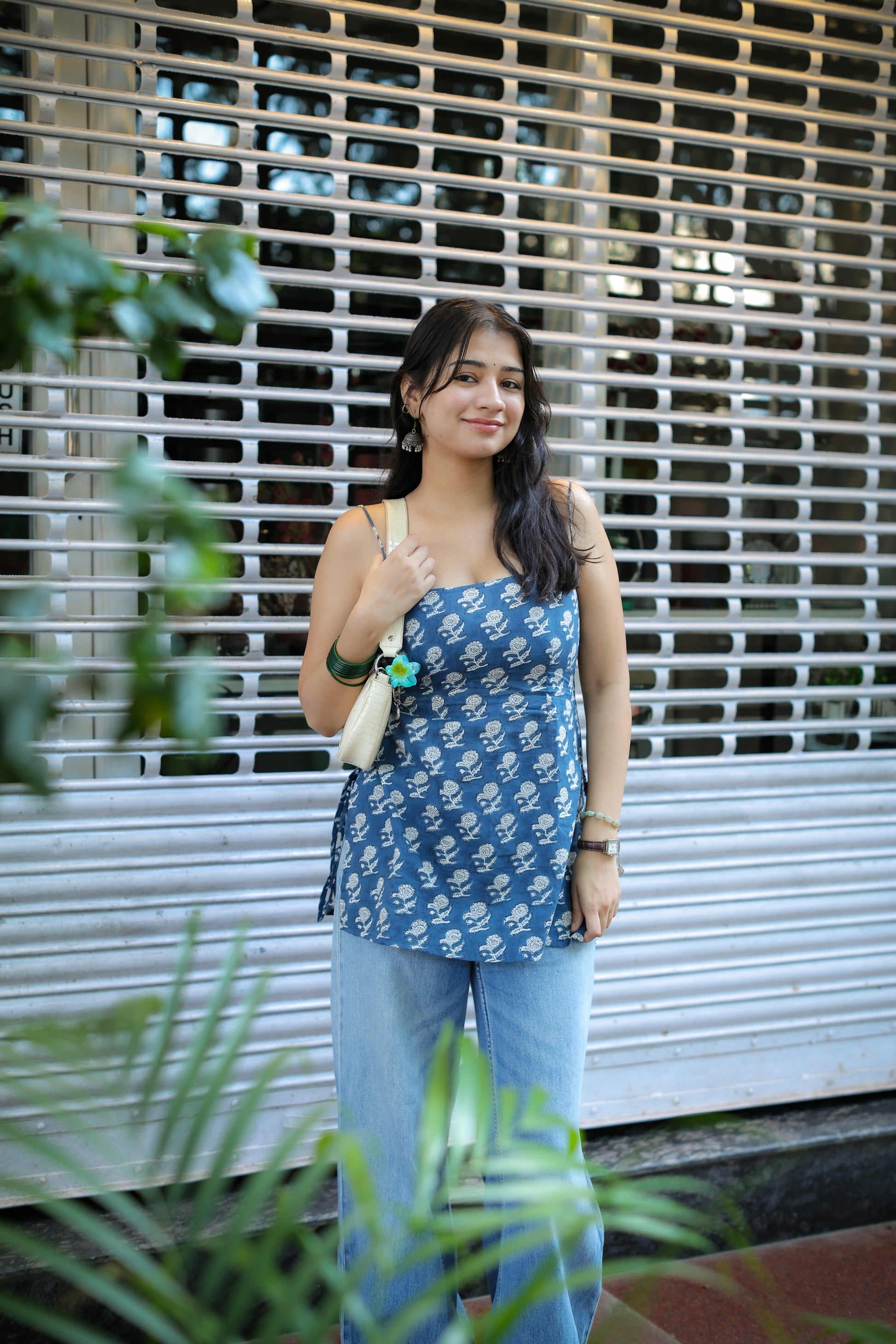 Kavya Hand Block Short Kurti