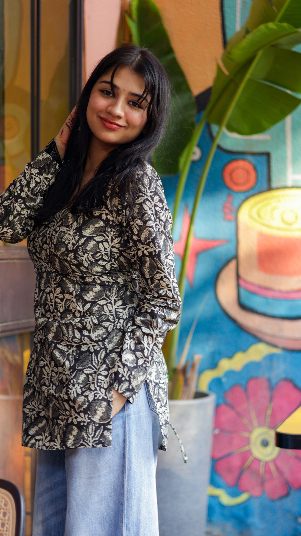 Mahi Handblock Short Kurti