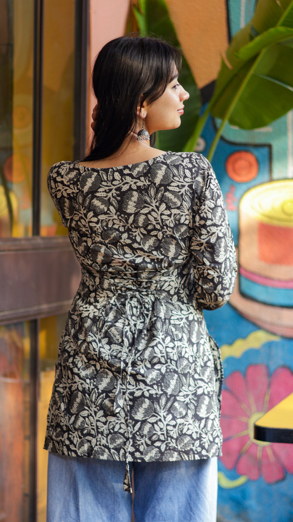 Mahi Handblock Short Kurti