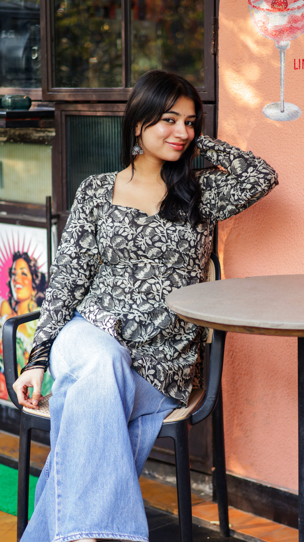 Mahi Handblock Short Kurti