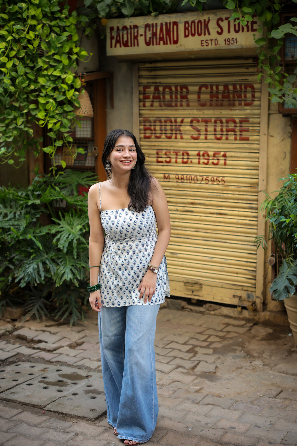 Nyra Hand Block Short Kurti