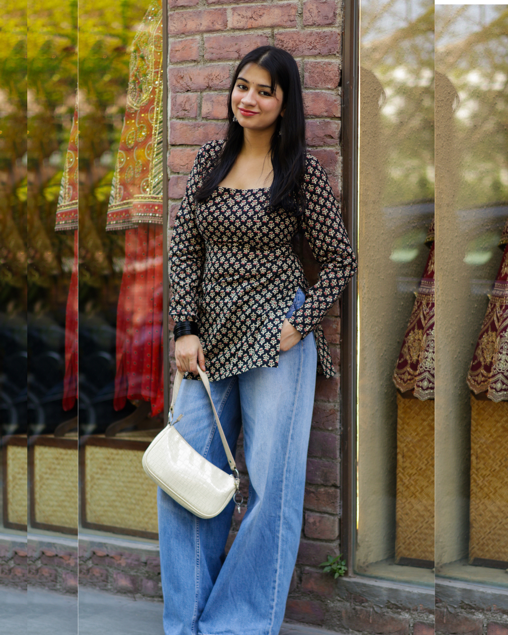 Zara Black Short Kurti
