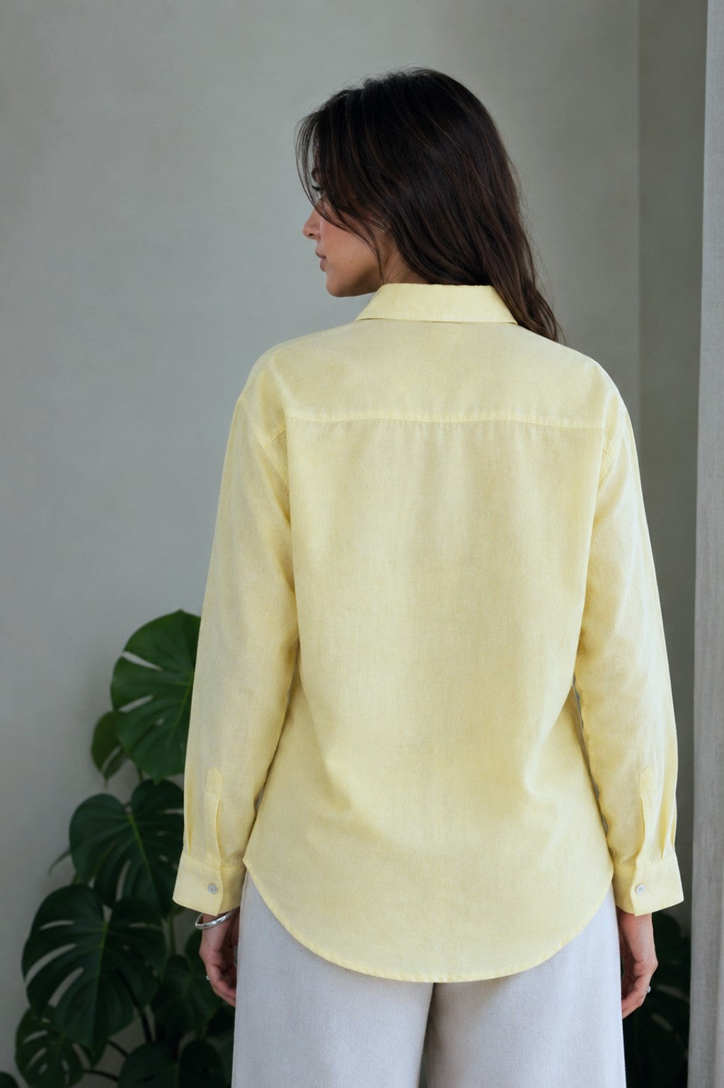 Butter Yellow Loose Shirt